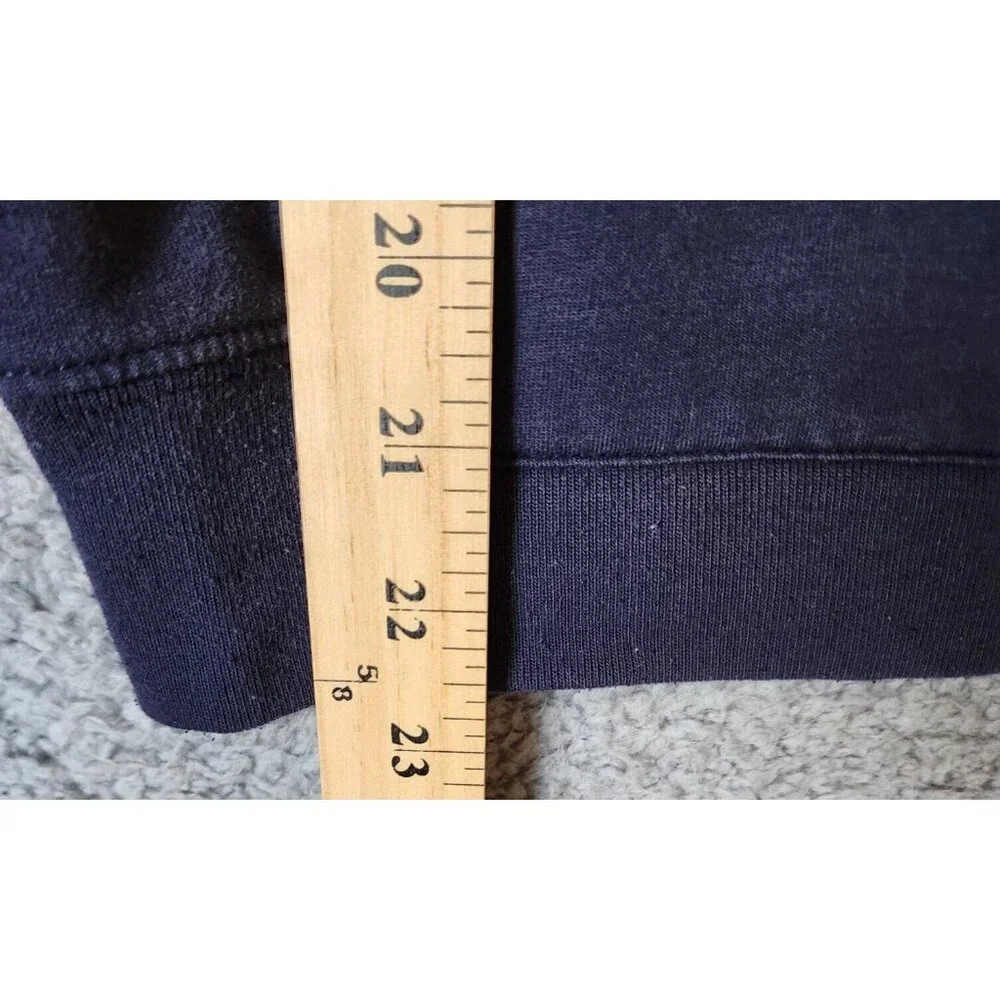 Ralph Lauren Girls Full Zip Hoodie Embroidered Big Pony‎ Logo Blue/Pink Size XL